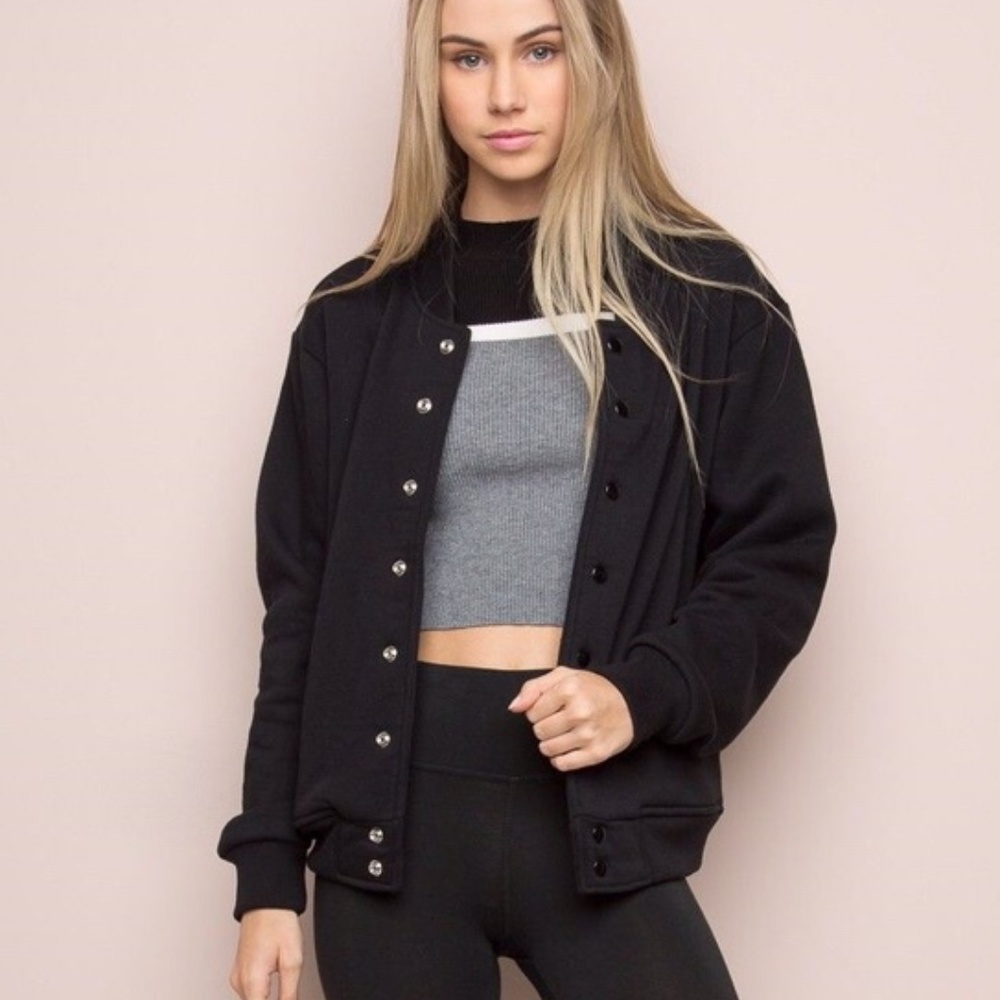 Brandy Melville Linden Bomber Jacket